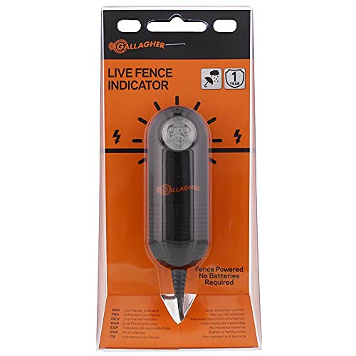 Gallagher Live Fence Indicator Detects Electric Fence Energizer Pulse Visible LED Light