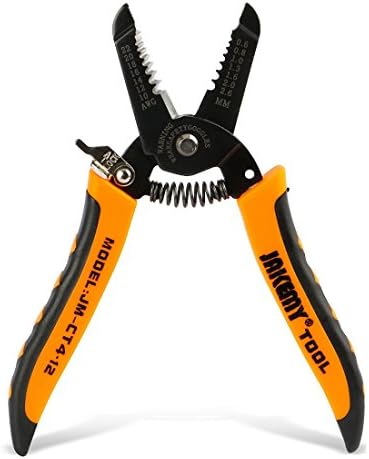 Jozabova Wire Stripper Cutting Pliers,Wire Stripper Crimper Cable Cutter Cutting Pliers Network Cable Wire Stripper 10 to 22 AWG gage(0.6-2.6mm)