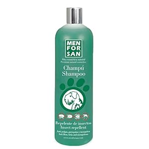 MENFORSAN Champú repelente con citronela Perros – 1 Litro