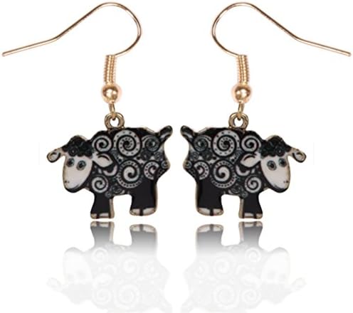 CutieJewelry Sheep Lamb Animal Cute Dangle Jewelry Charm Earrings For Women Teens Girls Ladies