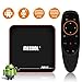 Sidiwen Android 7.1.2 TV Box with Innovative Voice Remote MECOOL M8S PRO W 2GB RAM 16GB ROM Amlogic S905W Quad Core Smart Set Top Box Support 2.4G WIFI 10/100M Ethernet 3D 4K UHD OTA Update Internet M