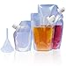 Premium Plastic Flasks - Drink Pouches For Festivals - Easy to Use Plastic Flask - Hidden Flasks - By Zulay