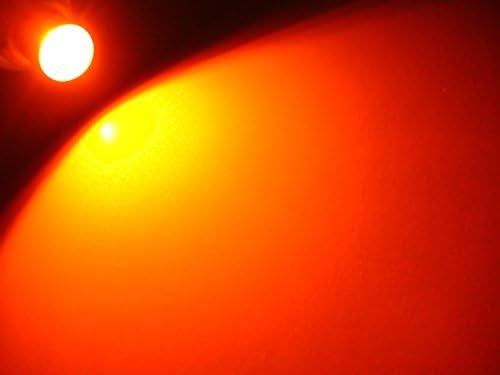 TWO Orange AMBER 1.5w T10 T-10 194 168 158 12256 12961 2821 2825 W5W LED Light Bulbs