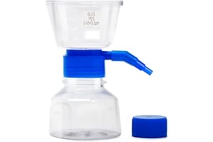 COBETTER Pack of 24 150ml Bottle Top Vacuum Filter Sterile Filtration System 0.45 0.22μm Dual Layer PES Membrane