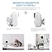 MOOSENG, Indoor/Outdoor Wireless Security Camera, Smart IP Camera with Rechargeable Battery, 2 Way Audio, Night Vision Alarm Alert & PIR Motion Detection/SD Slot