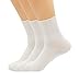 Women 100% cotton Socks Crew Athletic Cotton Socks F17 (Milk white)