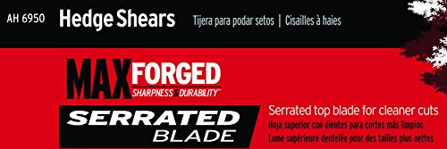 Corona AH 6950 Serrated Hedge Shear, 8-1/2-Inch Blade