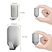 Stainless Steel Adhesive Hook Metal Heavy Duty Rustproof for Hanging Waterproof Single Coat Robe Towel Hook Hanger Storage Organizer for Bathroom Toilet Kitchen, 16 PCS