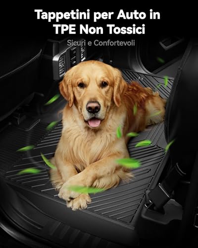 3W Car Mats for Lexus NX 2022-2025 2026, Non-Slip Waterproof Full Cover Mat Set Suitable for Lexus NX, TPE Car Mats