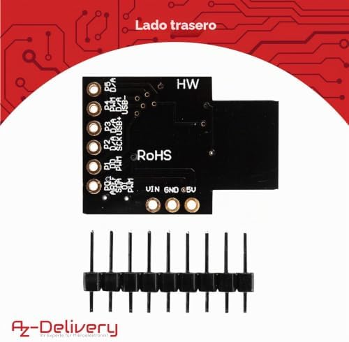 Digispark Rev.3 Kickstarter ATTiny85 Placa de Desenvolvimento com USB Compatível com Arduino e E-Book Incluído!