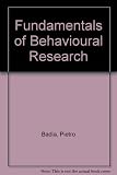 Hardcover Fundamentals of Behavioral Research Book