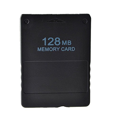 image for WEIERKEN PS2 Memory Card, 128MB High Speed Memory Card for Sony Playst