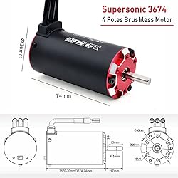 Rocket V2 Supersonic 3674 Motor for RC Car