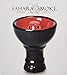 NEW! Black and Red Authentic Sahara Smoke Hookah Vortex Bowl