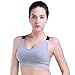 HeartFor Racerback Sports Bras for Women - Padded High Impact Workout,Pack of 2