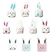 Daimay Halloween Bunny Candy Bags Easter Gift Wrap Bags Cookie Bread Cake Dessert Drawstring Pouch Pocket with Rabbit Ear for Party Favors Supplies - 50PCS
