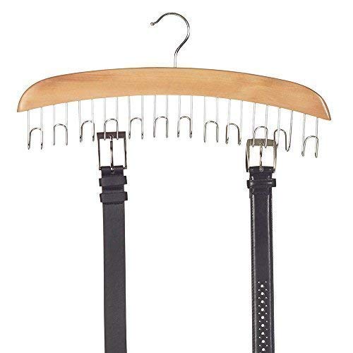 Sunshine Enterprise Multipurpose Wooden Belt Neck Tie Holder Rack