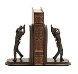 Benzara Stylish and Unique Golf Themed Bookends