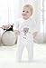 Babe Maps Unisex Baby's Long Sleeve Footie 100% Cotton