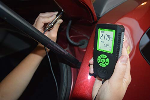 Coating Thickness Gauge CM-206Z Best Digital Paint Meter with External Sensor/Resolution 0.001mils