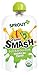 Sprout Organic SMASH Snack Pouches Fruit and Grain Puree, Tropical Twist, 3.2 Ounce, 16 Count