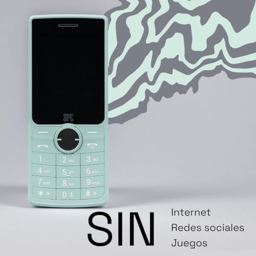 Wild Cool - Telemóvel básico para desconexão ou primeira ligação, Mint