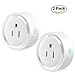 Smart Plug 2-Pack Mini Smart Outlet WiFi Smart Switch Compatible with Alexa & Google Home, No Hub Required, Remote Control Your Device from Anywhere, Timing Function