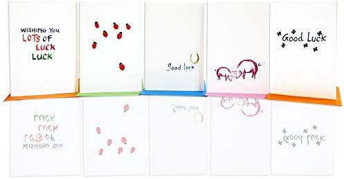 Good Luck Greeting Cards from GayaCards Multipack ( pack of 10 )