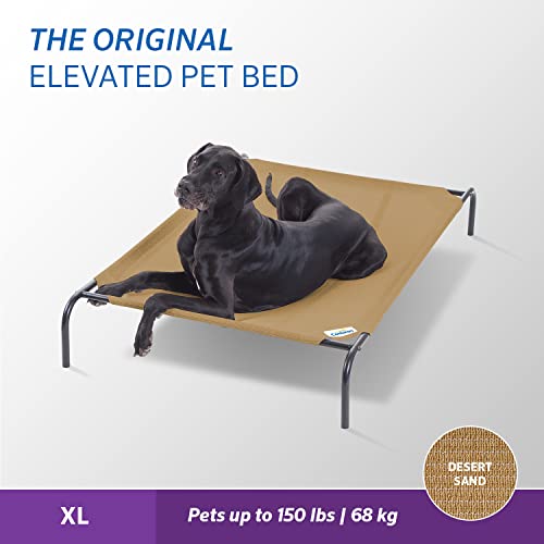 Coolaroo The Original Cooling Elevated Dog Bed, Indoor and Outdoor