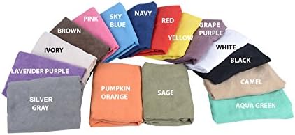bearbear bedding 20"X54" Double Side Zipper Microsuede Body Pillow Cover Pillowcase Sage Vivid Colors