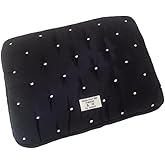 Attria Kawaii Cartoon Polka Dot Puffy Laptop Sleeve Y2K Computer Cover Bag Accessories Pouch Cute Plush Carrying Case (15-15.6 inch,Black)