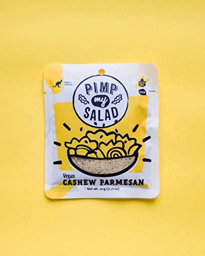PIMP MY SALAD Vegan Cashew Parmesan Cheese Substitute | Keto, Gluten Free, Paleo, Dairy Free | Meal & Salad Toppings Made with Whole Food Ingredients | 12 Single Serve Packets - Thumbnail 3