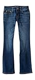 P.S. From Aeropostale Girls Dark Wash Core Bootcut Jean Slim