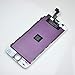 Queenswell LCD Touch Screen Digitizer Frame Assembly Full Set LCD Touch Screen Replacement for iPhone 5S (White) with Repair Tool Kit