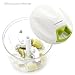 LOVKITCHEN Manual Food Chopper Compact and Powerful Hand Held Vegetable Chopper/Mincer/Blender to Chop Fruits/Vegetables/Nuts/Herbs/Onions/Garlics for Salsa,Salad,Pesto,Coleslaw,Puree (L)