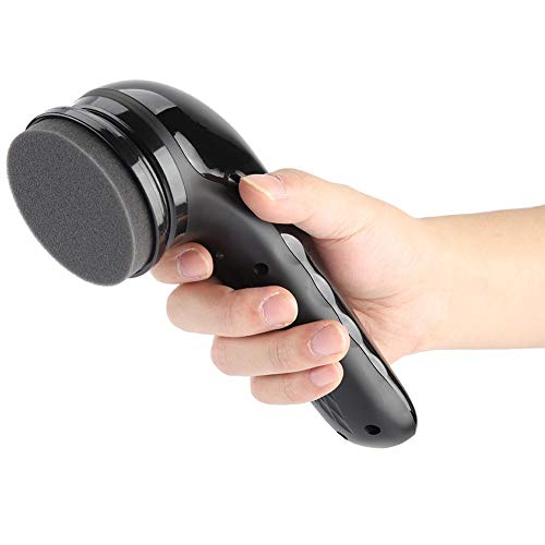 Strnek Portable Electric Shoes Brush Polisher Automatic USB Charging Electric Shoe Brush Hand-held Shine Polisher(Black)