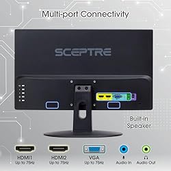 Sceptre 20" 1600x900 75Hz Ultra Thin LED Monitor 2x