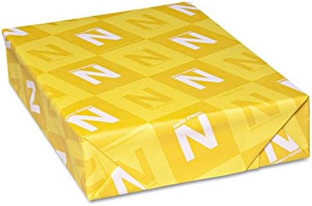 Neenah Paper 04641 Classic Crest Stationery Writing Paper, 24Lb, 8 1/2 X 11, Whitestone, 500 Sheets