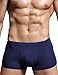 TEERFU 5 Pack Mens Bamboo Fiber Underwear Sexy Boxer Briefs Breathable Shorts,US S-M (Size tag XL),5pack - in 5 Color