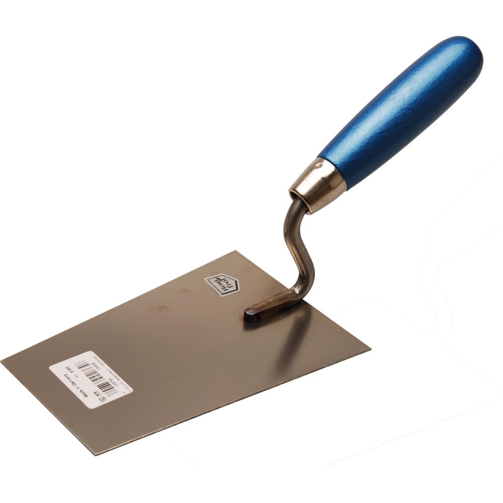 BGS Diy 81665 | Mason's trowel, German Type | with Swan's Neck | Stainless | 160 mm