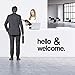 My Vinyl Story Hello and Welcome Office Decor Wall Decal Quote Sticker Inspirational Vinyl Home Office Classroom Business for Entrance