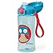 Skip Hop Zoo Lock-Top Sports Bottle, Owl, Blue