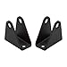 Supreme Suspensions - Front Shock Extenders for 1988-1999 K2500/K3500 & 2000-2010 Silverado HD-Series 8-Lug - High-Strength Steel Shock Mount Extension Brackets