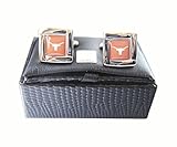 NCAA Texas Longhorns Square Cuff Links, Team Color, 4