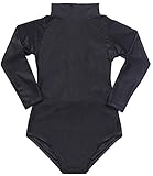 Speerise Girls Kids Nylon High Neck Zip Ballet Dance Leotard