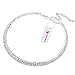 Stuffwholesale Crystal Rhinestone Choker Necklace Silver Double Rows Cup Chain Women Jewelry (Silver)