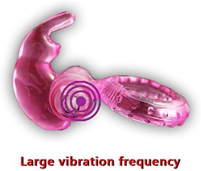 Pink Super Strong Vibrating Rring Toy for Men Rings Vibrating Rings Silicone Vibrator Bedroom Toys Best Gifts for Women Men Couples
