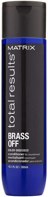 Matrix Total Results Brass Off CONDITIONER For Neutralizing Brassy Tones And Enhancing Blonde Hair 300ml