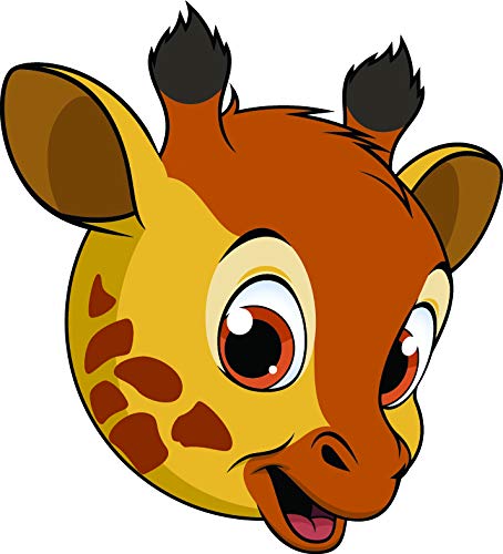 Cute Sweet Baby Wild Zoo Animal Cartoon Face Emoji Vinyl Sticker Giraffe Amazon In Car Motorbike 4,000+ vectors, stock photos & psd files. cute sweet baby wild zoo animal cartoon