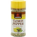 LAWRY'S Lemon Pepper, 4.5-Ounce (Pack of 4)